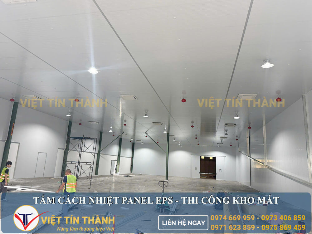 kho mát bằng tấm panel eps tôn xốp